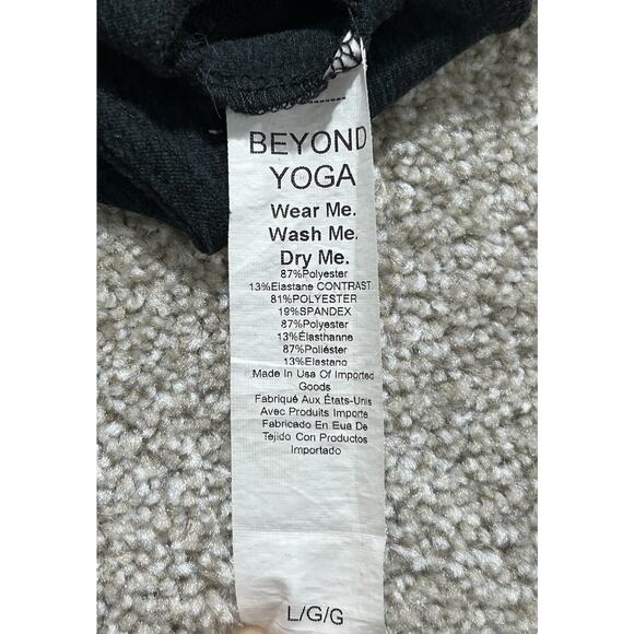 Beyond Yoga Spacedye On Center Sports Bra Darkest Night Size L - Picture 7 of 8